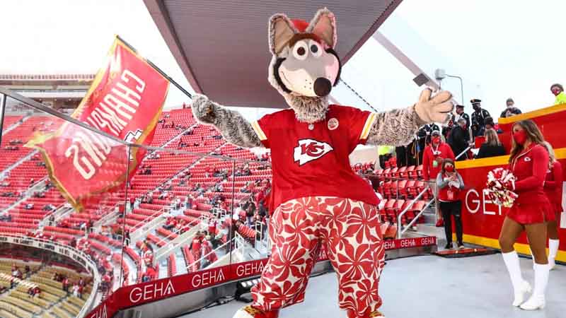 K.C. Wolf - Mascot Of The Chiefs